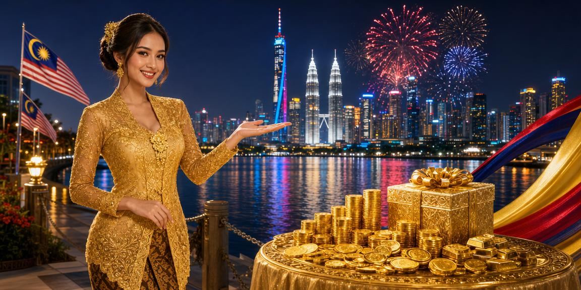 Pemain meraikan bonus selamat datang skykasino dengan pakaian tradisional Kebaya di Kuala Lumpur